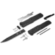 Benchmade 4600 Phaeton Automatic Folding Knife, 3.45 in, CPM-S30V, Clip-Point, Black Anodized Handle, 4600DLC