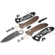 Benchmade Presidio II, Axis Automatic Folding Knife, 3.72in CPM-M4 Super Steel Drop Point Blade, 6061-T6 Aluminum With Burnt Bronze Anodize Handle, 5700SGY-1
