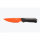 Benchmade Raghorn Fixed Blade Knife, 4in, CPM-Cru-Wear Tool Steel, Drop Point Blade, Carbon Fiber 3K Twill, Black/Orange Handle, 15600OR