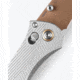 Benchmade Seven Ten Folding Knife, 4in, CPM-S90V Stainless Steel, Recurve Drop Point Blade, 6061-T6 Anodized Aluminum, Gray Aluminum Handle, 710FE-24