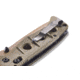Benchmade Sibert Adamas Axis Stud Folding Knife, 3.82in CPM-CruWear Steel Drop Point Serrated Flat Earth Coated Blade, Contoured G-10 Handle, 275SFE-2