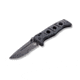 Benchmade Sibert Adamas Axis Stud Folding Knife, 3.82in CPM-CruWear Steel Drop Point Serrated Grey Coated Blade, Contoured G-10 Handle, 275SGY-1