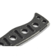 Benchmade Sibert Adamas Chord Fixed Blade Knife, 4.2in CPM-CruWear Steel Drop Point Black Coated Blade, Steel Handle, 375BK-1
