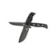 Benchmade Sibert Adamas Chord Fixed Blade Knife, 4.2in CPM-CruWear Steel Drop Point Black Coated Blade, Steel Handle, 375BK-1