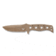 Benchmade Sibert Adamas Chord Fixed Blade Knife, 4.2in CPM-CruWear Steel Drop Point Flat Earth Coated Blade, Steel Handle, 375FE-1