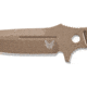 Benchmade Sibert Adamas Chord Fixed Blade Knife, 4.2in CPM-CruWear Steel Drop Point Flat Earth Coated Blade, Steel Handle, 375FE-1