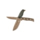 Benchmade Sibert Adamas Chord Fixed Blade Knife, 4.2in CPM-CruWear Steel Drop Point Flat Earth Coated Blade, Steel Handle, 375FE-1