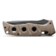 Benchmade Sibert Auto Adamas Axis Stud Automatic Folding Knife, 3.8in CPM-CruWear Steel Drop Point Serrated Grey Coated Blade, G10 Handle, 2750SGY-3