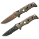 Benchmade Sibert Auto Adamas Axis Stud Automatic Folding Knife, Flat Earth, Tungsten Grey