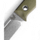 Benchmade Sibert Bushcrafter Fixed Blade Knife, 4.38in, CPM-S30V Super Premium Stainless Steel, Green, 163-1