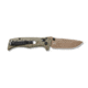 Benchmade Sibert Mini Adamas Axis Stud Folding Knife, 3.25in CPM-CruWear Steel Drop Point Flat Earth Coated Blade, Contoured G-10 Handle, 273FE-2