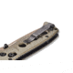 Benchmade Sibert Mini Adamas Axis Stud Folding Knife, 3.25in CPM-CruWear Steel Drop Point Flat Earth Coated Blade, Contoured G-10 Handle, 273FE-2
