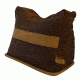 BenchMaster Rifle Rest All Leather Bison Shooting Bag - Large BMALBBLF
