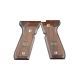Beretta Wooden Weapon Grips w/ Medallion, 84F, Walnut, JG84FW