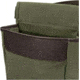 Beretta Waxwear Shell Pouch, Green, Cotton/Leather, Capacity 50 Rounds, BS961020610076
