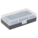 Berrys 67425 408 Ammo Box 40 S&amp;W,45 ACP 50rd Clear Lid W/Black Bottom