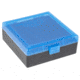 Berrys 95182 003 Ammo Box 38 Special,357 Mag 100rd Blue Lid W/Black Bottom