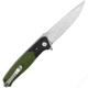 Bestech Knives Swordfish Linerlock Folding Knife, 4in, MagnaCut, Plain Edge, G10 Handle, Black/Green, BG03J