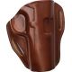 Bianchi Model 58 P.I. Open-Top Belt Slide Holster, For Gov't 1911, Comdr, Officers' ACP, Right, Tan, 24992