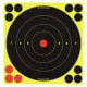 Birchwood Casey Shoot-N-C Targets 8 Inch Round Bullseye 6 Targets 24 Pasters, BC-34805