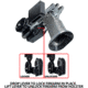 Black Scorpion Outdoor Gear 2011 OWB Pro Heavy Duty Competition Speed Holster, 2011 w/Magnets, Black, HC07-USPSA-2011