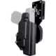 Black Scorpion Outdoor Gear Pro Heavy Duty Competition Kydex OWB Holster, Glock 17, 22, 31, 44, 45 w/ TLR7, TLR8, Right Hand, Black Shell Black, HCD1-USPSABS-GL17TLR8BK