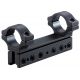 BKL Technologies Model 260 4in Long Unitized Dovetail Mount,High,Matte Black BKL-260H-MB