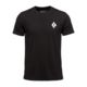 Black Diamond Equipment For Alpinist Short Sleeve T-Shirt - Men's, Black, Small, APYL4X015SML1