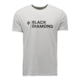 Black Diamond Mini Stacked Short Sleeve Tee - Men's, Nickel Heather, Medium, AP7524891014MED1