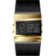 Black Dice Chill Men's Watch - Gold Case, Dial, Black Leather Strap BLABD-057-03
