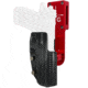 Black Scorpion Outdoor Gear CZ P-07 Pro Heavy Duty Competition Holster, Left Hand, Red Shell / Carbon Fiber, HCD2-USPSABS-CZP07CFLH