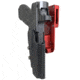 Black Scorpion Outdoor Gear Glock 34, 35 Pro Heavy Duty Competition Holster, Left Hand, Red Shell / Carbon Fiber, HCD2-USPSABS-GL34CFLH