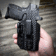 Black Scorpion Outdoor Gear IWB Belt Wing Tuckable Holster, Mossberg MC2sc, Right Hand, Carbon Fiber, HC23-IWBTUCK-MC2SC-CFRH