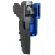 Black Scorpion Outdoor Gear Pro Heavy Duty Competition Holster, Right Hand, GLOCK 34/ 35, 5.31in Barrel, 1.5 - 1.75in Belts, Kydex/ 6066 Aluminum, Black/Blue, HCD3-USPSABS-GL34BKRH