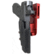 Black Scorpion Outdoor Gear Pro Heavy Duty Competition Holster, Right Hand, GLOCK 34/ 35, 5.31in Barrel, 1.5 - 1.75in Belts, Kydex/ 6066 Aluminum, Carbon Fiber/Red, HCD2-USPSABS-GL34CFRH