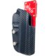 Black Scorpion Outdoor Gear 1911 OWB Pro Heavy Duty Competition Holster, 1911 5in, Right Hand, Carbon Fiber/Red, HCD2-USPSABS-1911CFRH
