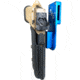 Black Scorpion Outdoor Gear Pro Heavy Duty Competition Holster, Right Hand, SIG Sauer P320, 3.9 - 5in Barrel, 1.5 - 1.75in Belts, Kydex/ 6066 Aluminum, Carbon Fiber/Blue, HCD3-USPSABS-P320XCFRH