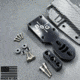 Black Scorpion Outdoor Gear Pro Heavy Duty Competition Kydex OWB Holster, Walther PDP 5in w/ X300, Right Hand, Black Shell Carbon Fiber, HCD1-USPSABS-PDP5X300CFRH