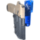 Black Scorpion Outdoor Gear Sig Sauer P320 Compact Pro Heavy Duty Competition Holster, Right Hand, Blue Shell / Black, HCD3-USPSABS-P3204BKRH