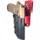 Black Scorpion Outdoor Gear Sig Sauer P320 Compact Pro Heavy Duty Competition Holster, Right Hand, Red Shell / Black, HCD2-USPSABS-P3204BKRH