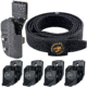 Black Scorpion Outdoor Gear USPSA Grand Master Production Holster / Shooting Belt Combo, 2011 USPSA, Black, Medium, CO06-MP01H042011-BTMBK