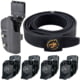 Black Scorpion Outdoor Gear USPSA Grand Master Production Holster / Shooting Belt Combo, Right, MP 5 in, Black, Medium, CO06-MP5-BTMBK
