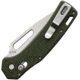 Blackfire Pivot Lock Folding Knife, 4in Closed, 3in Satin D2 Tool Steel Tanto Blade, Green Nylon Handle, OGK001GNB