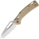 Blackfire Pivot Lock Folding Knife, 4in Closed, 3in Satin D2 Tool Steel Tanto Blade, Tan Nylon Handle, OGK001TNB