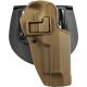 BlackHawk CQC SERPA w/Belt Loop and Paddle Holsters, Beretta 92/Beretta 96, Right Hand, Matte, Coyote Tan, 410504CT-R