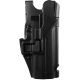 BlackHawk SERPA Level 3 Auto Lock Duty Holsters, Heckler &amp; Koch P30, Right Hand, Matte, Black, 44H117BK-R