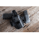 BlackPoint Tactical Dual Point IWB Holster, Fits Sig P365 AXG Legion, Black Kydex &amp; Leather, 1.75 Metal Strut Loop 171991