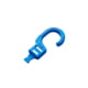 Blue Force Gear CHLK/GRID Battle Belt Hanger, Blue, Small, HANGER-COBRA-01-BL