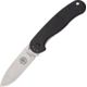 Blue Ridge Knives Avispa Black Handle Satin Knife, Black/Satin BRK1301