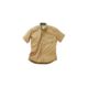 Bob Allen Vented Mesh RH SS Shooting Shirt - Men's, Khaki, S, 14155